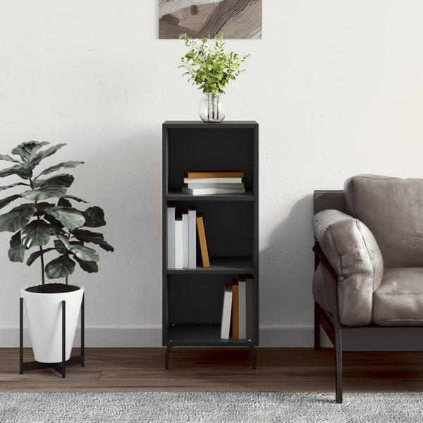 Schwarzes Sideboard 90cm Holzwerkstoff