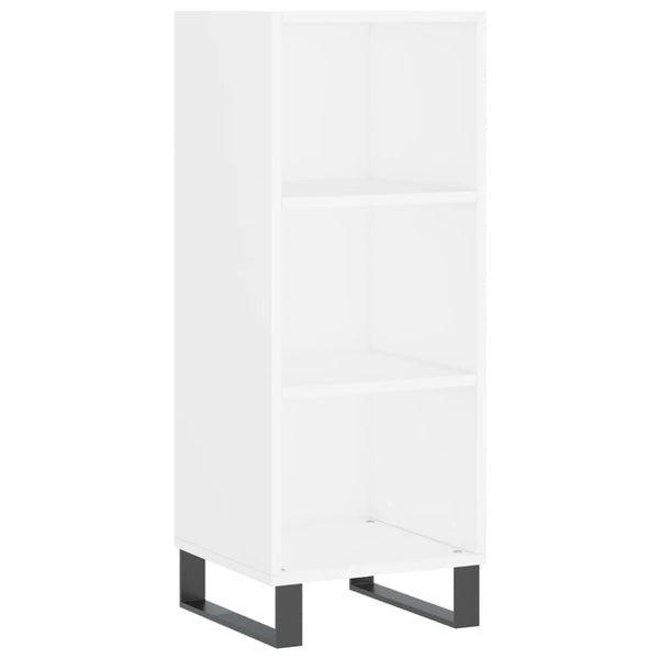 Weißes Sideboard 34,5x32,5x90 cm