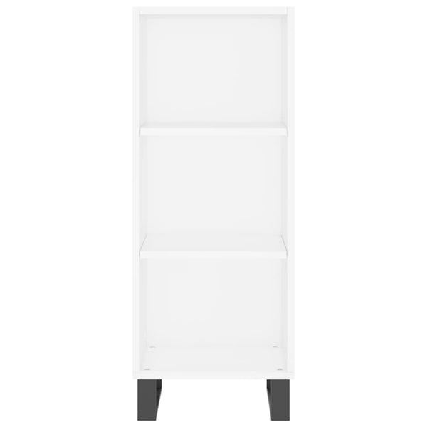 Weißes Sideboard 34,5x32,5x90 cm
