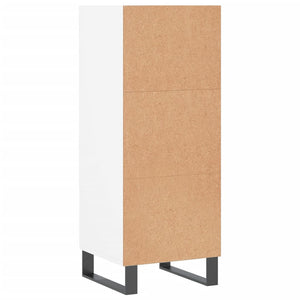 Weißes Sideboard 34,5x32,5x90 cm