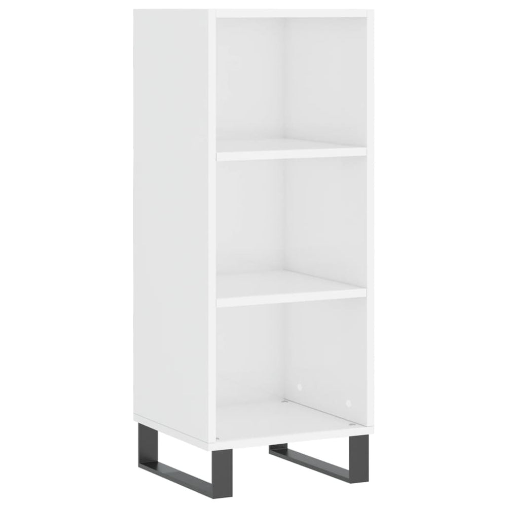 Hochglanz Weiß Sideboard 90cm