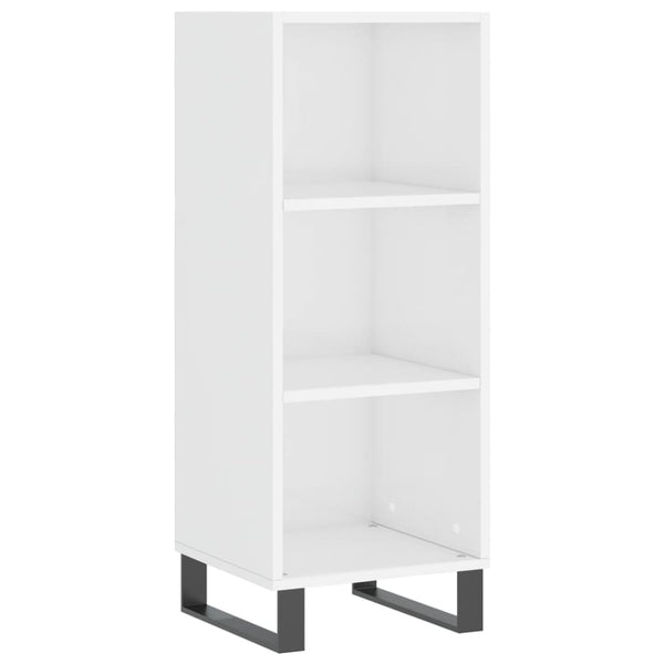 Hochglanz Weiß Sideboard 90cm