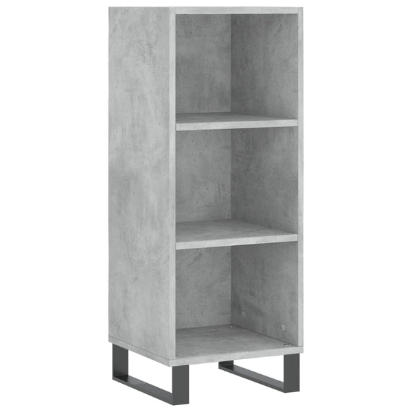 Betongraues Sideboard, 90 cm