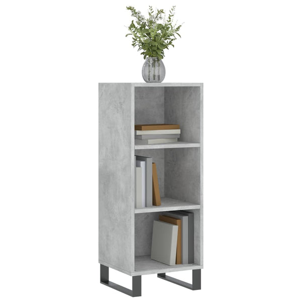 Betongraues Sideboard, 90 cm