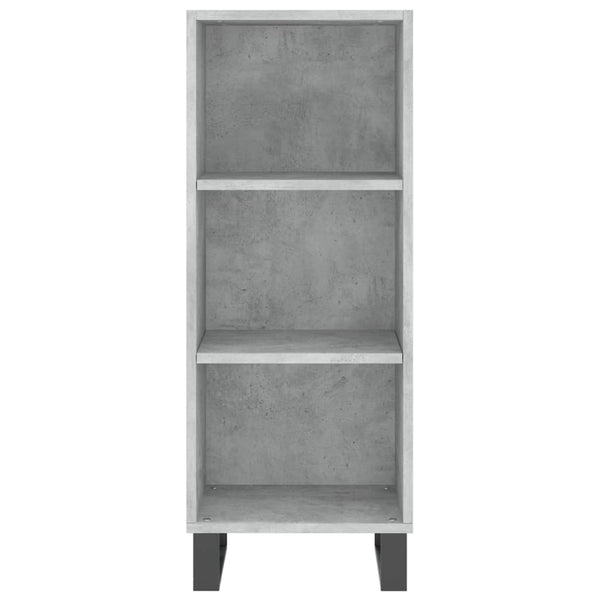 Betongraues Sideboard, 90 cm
