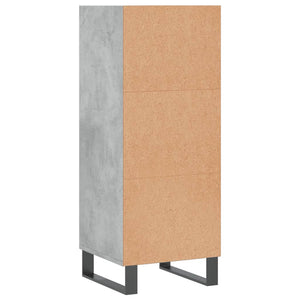 Betongraues Sideboard, 90 cm