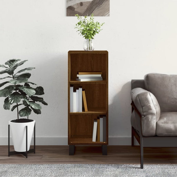 Sideboard Braun Eichenoptik 90 cm