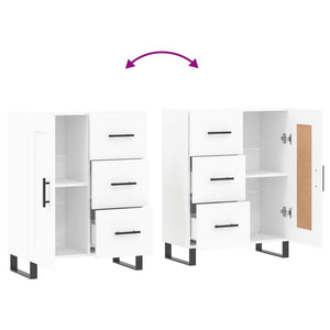 Weißes Sideboard 69,5 cm Holz