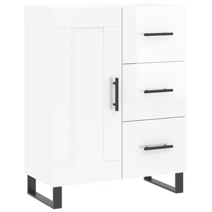 Hochglanz Weißes Sideboard 69,5x34x90 cm