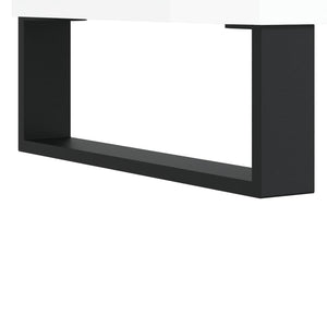 Hochglanz Weißes Sideboard 69,5x34x90 cm