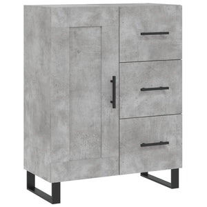 Betongraues Sideboard 69,5x34x90 cm