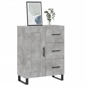 Betongraues Sideboard 69,5x34x90 cm