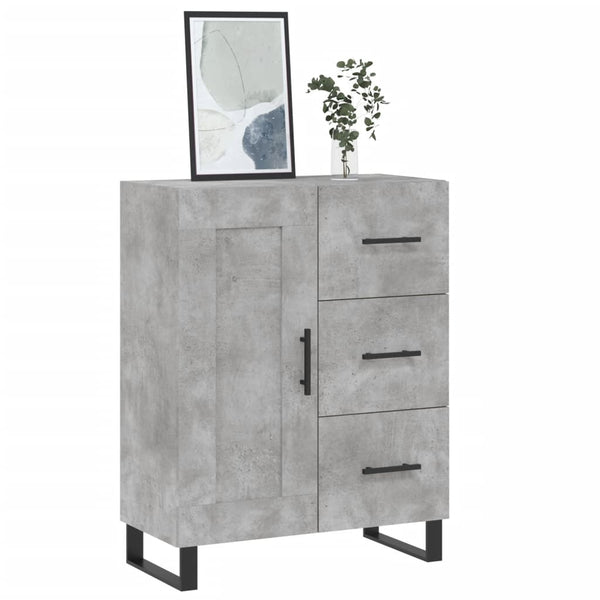 Betongraues Sideboard 69,5x34x90 cm