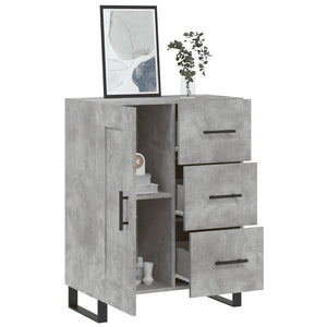 Betongraues Sideboard 69,5x34x90 cm