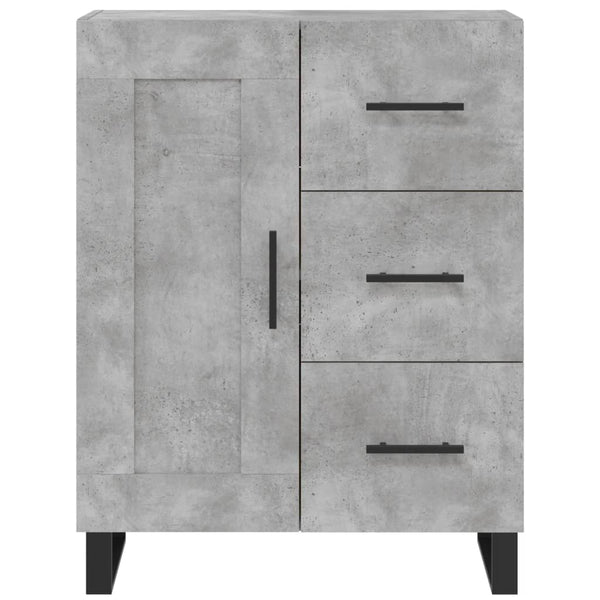 Betongraues Sideboard 69,5x34x90 cm