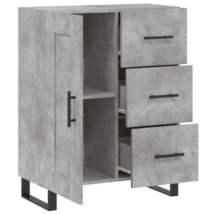 Betongraues Sideboard 69,5x34x90 cm