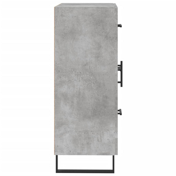 Betongraues Sideboard 69,5x34x90 cm