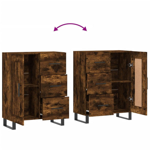 Sideboard Räuchereiche 69,5x34x90 cm