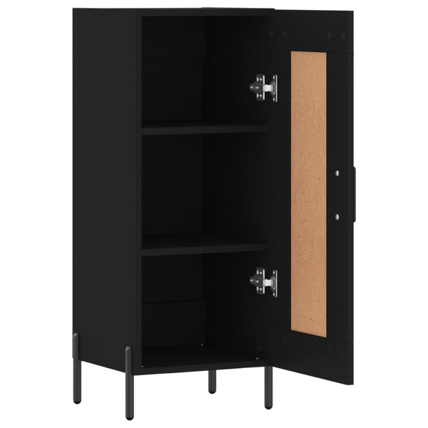 Schwarzes Sideboard 34,5x34x90 cm