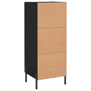 Schwarzes Sideboard 34,5x34x90 cm
