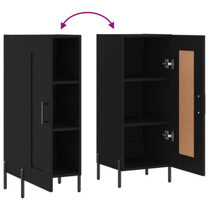 Schwarzes Sideboard 34,5x34x90 cm
