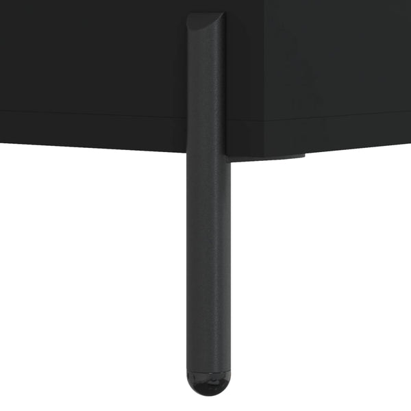 Schwarzes Sideboard 34,5x34x90 cm