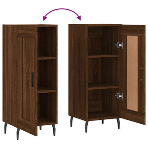 Sideboard Braun Eichen-Optik 90 cm