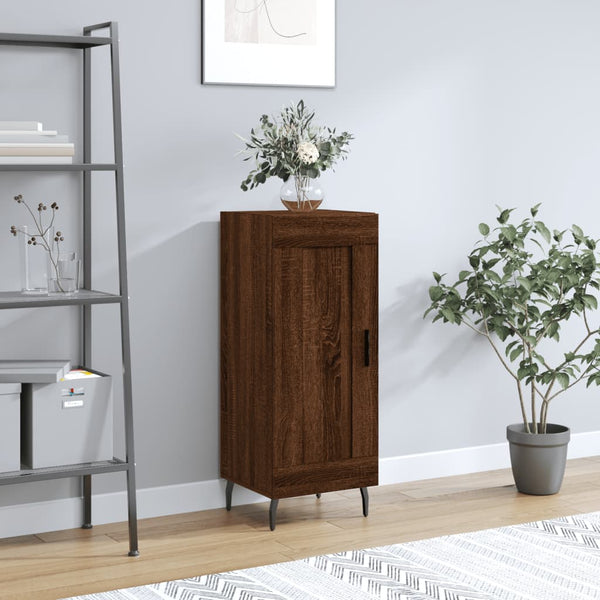 Sideboard Braun Eichen-Optik 90 cm