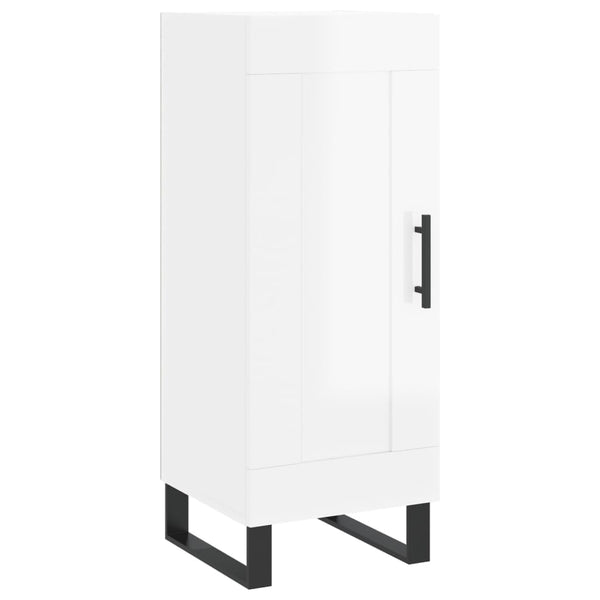 Hochglanz Weißes Sideboard 90cm