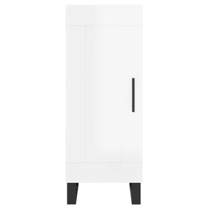 Hochglanz Weißes Sideboard 90cm