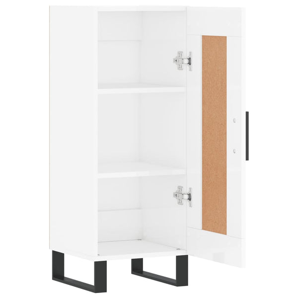 Hochglanz Weißes Sideboard 90cm