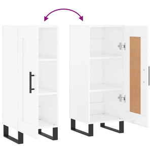 Hochglanz Weißes Sideboard 90cm