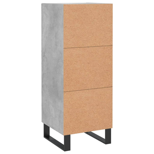 Betongraues Sideboard 90cm