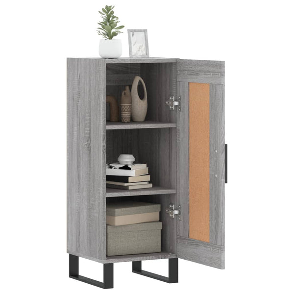 Graues Sideboard Sonoma, 90 cm