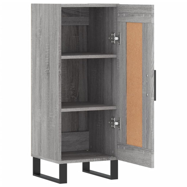 Graues Sideboard Sonoma, 90 cm
