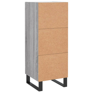 Graues Sideboard Sonoma, 90 cm