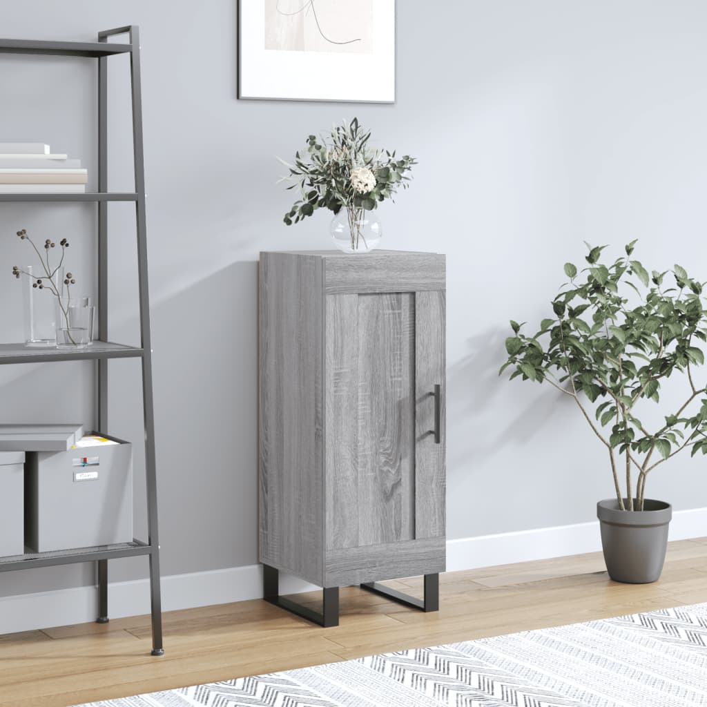 Graues Sideboard Sonoma, 90 cm