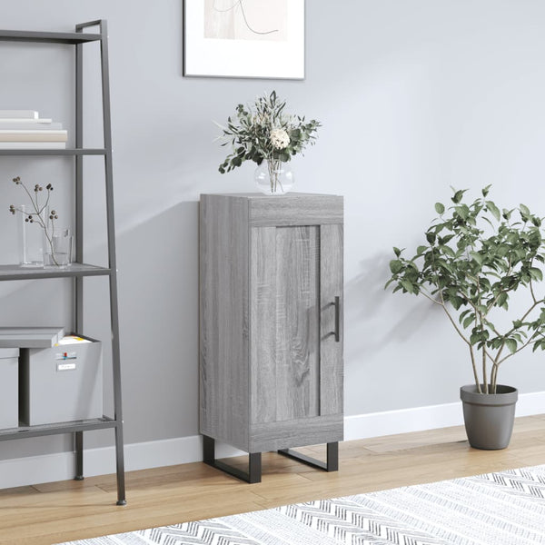 Graues Sideboard Sonoma, 90 cm