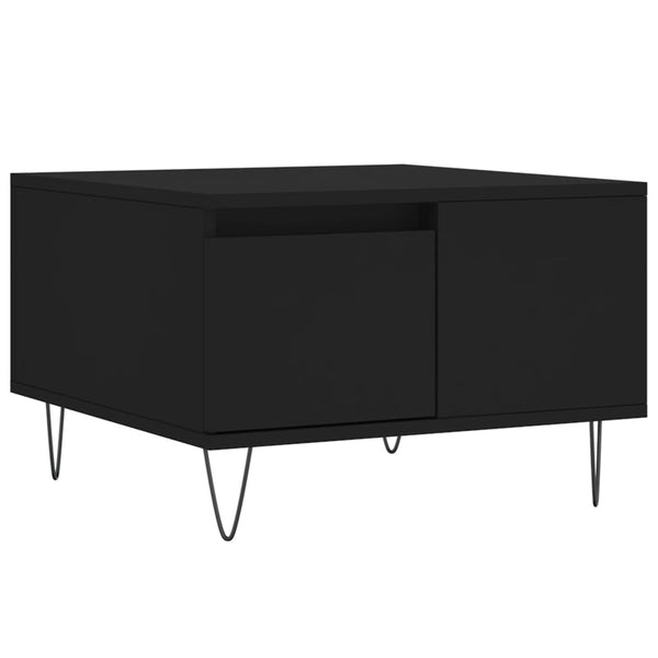 Schwarzer Couchtisch 55x55 cm