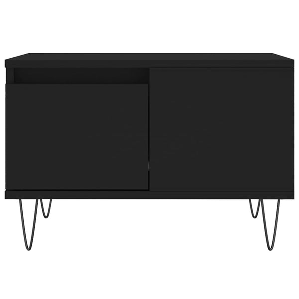 Schwarzer Couchtisch 55x55 cm