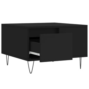 Schwarzer Couchtisch 55x55 cm