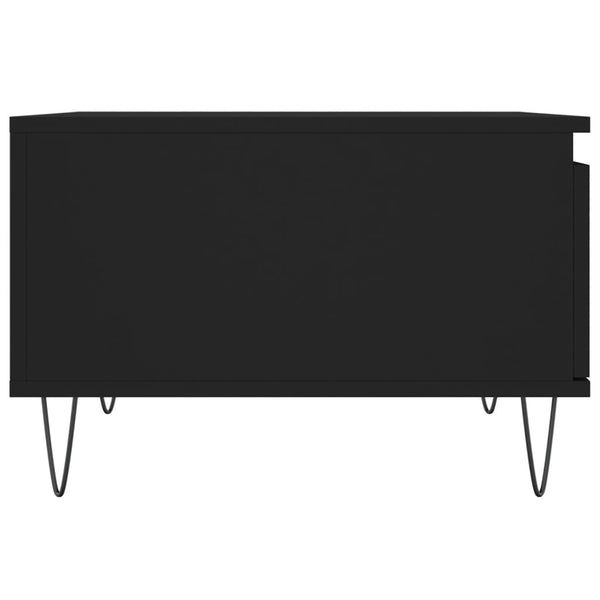 Schwarzer Couchtisch 55x55 cm