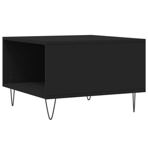 Schwarzer Couchtisch 55x55 cm