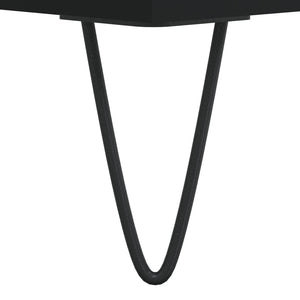 Schwarzer Couchtisch 55x55 cm