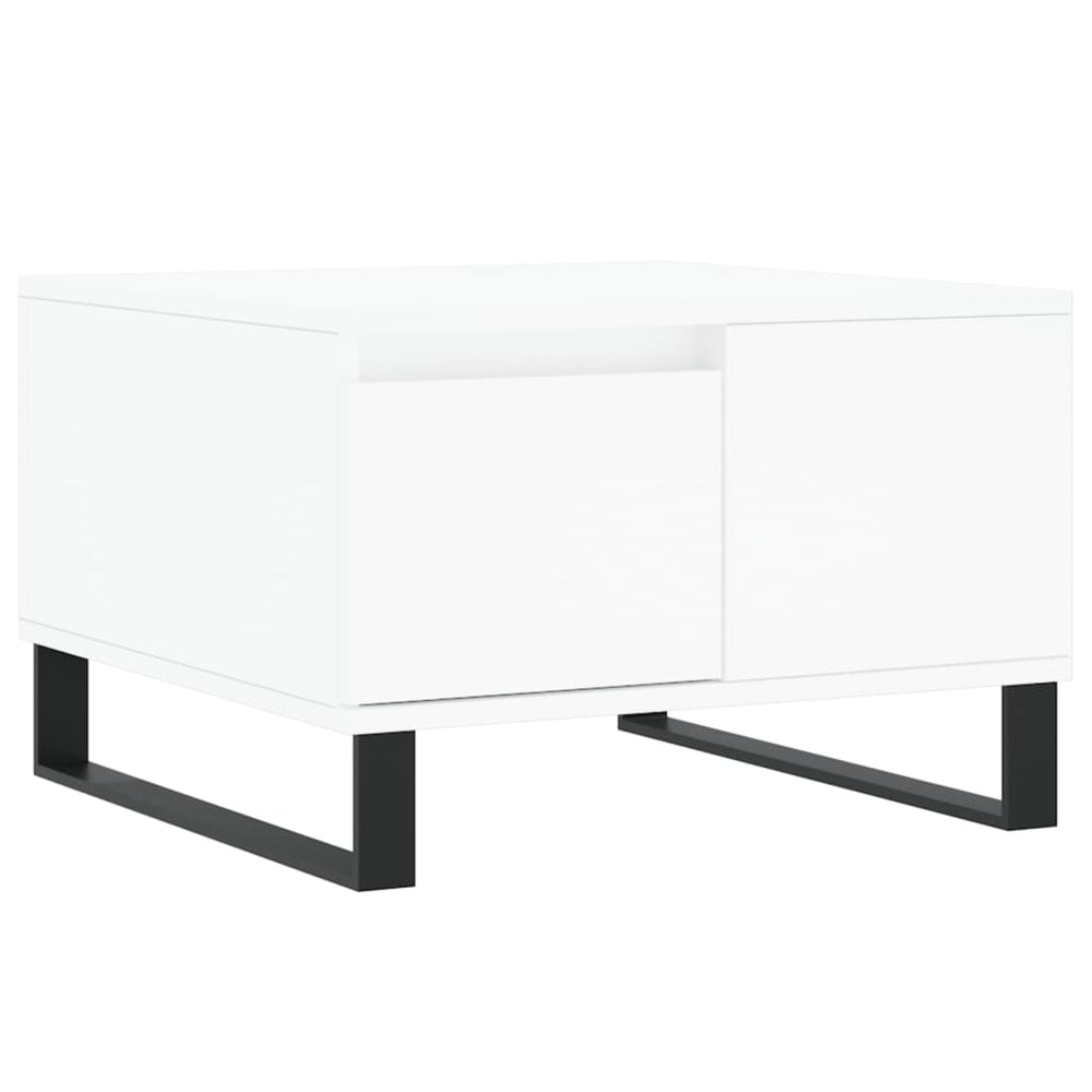 vidaXL Coffee Table White 55x55x36.5 cm Engineered Wood