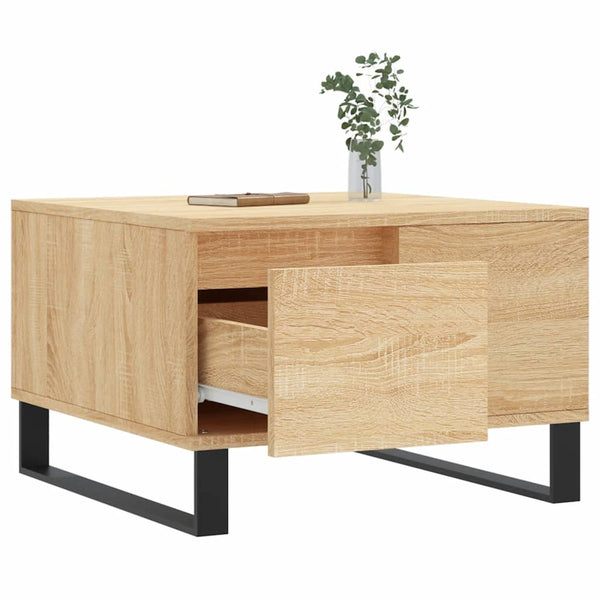 Sonoma Eiche Couchtisch, 55x55 cm