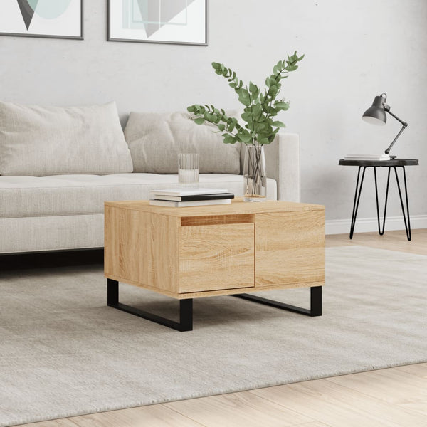 Sonoma Eiche Couchtisch, 55x55 cm