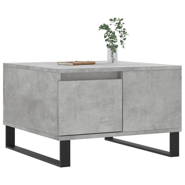 Betongrauer Couchtisch 55x55 cm