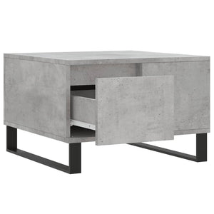 Betongrauer Couchtisch 55x55 cm