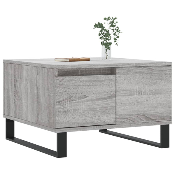 Grauer Couchtisch Sonoma, 55x55 cm